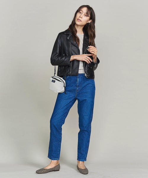 BEAUTY&YOUTH UNITED ARROWS(ビューティーアンドユースユナイテッドアローズ)の「BY シープレザーダブルライダースジャケット(ライダースジャケット・レディース・ブラック・MEDIUM/SMALL)」の10枚目の写真