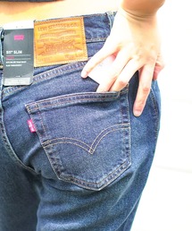 【LEVI'S/リーバイス】【驚きの美脚ライン】511 スリムストレート タンニン 深みのある濃紺 細見え・脚長 リーバイス 定番