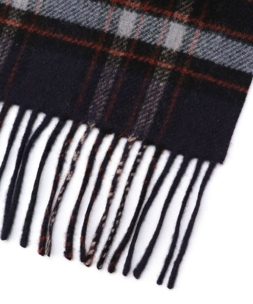 SHIPS（シップス）の「SHIPS Days:カシミヤ リバーシブルマフラー（チェック）（マフラー・メンズ・ブラック/ブラウン/レッド/コバルトブルー/ロイヤルブルー・ONE SIZE）」の19枚目の写真