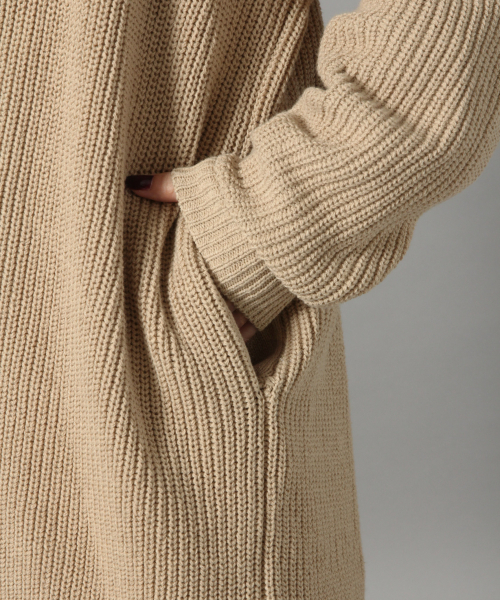 LOWRYS FARM（ローリーズファーム）の「アゼロングカーディガン　825301（カーディガン/ボレロ・レディース・ブラック/ベージュ/ブルー/オフホワイト・FREE）」の11枚目の写真