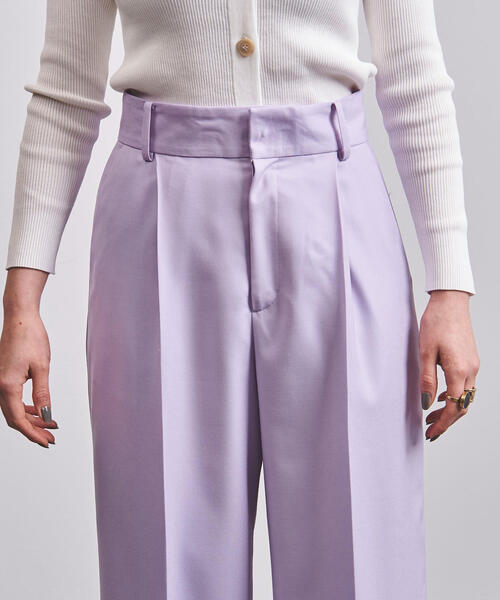 UNITED ARROWS(ユナイテッドアローズ)の「UBCB NEO-ST タック ワイドパンツ◆(その他パンツ・レディース・ライム/ライラック・40/36/34/38)」の7枚目の写真