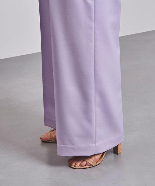UNITED ARROWS(ユナイテッドアローズ)の「UBCB NEO-ST タック ワイドパンツ◆(その他パンツ・レディース・ライム/ライラック・40/36/34/38)」の10枚目の写真