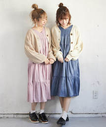 PairPair | カラバリ豊富！ワッフル編みVネックカーディガン(カーディガン/ボレロ)