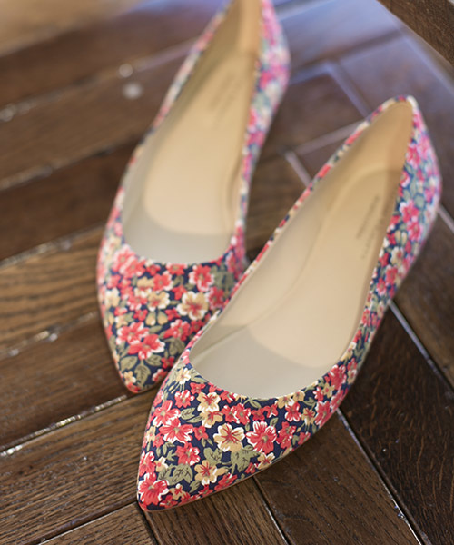 NANO universe（ナノユニバース）の「●ポインテッドバレエ（パンプス・レディース・ホワイト/ネイビー/ライトブルー/その他1・35/38/36/37）」の3枚目の写真