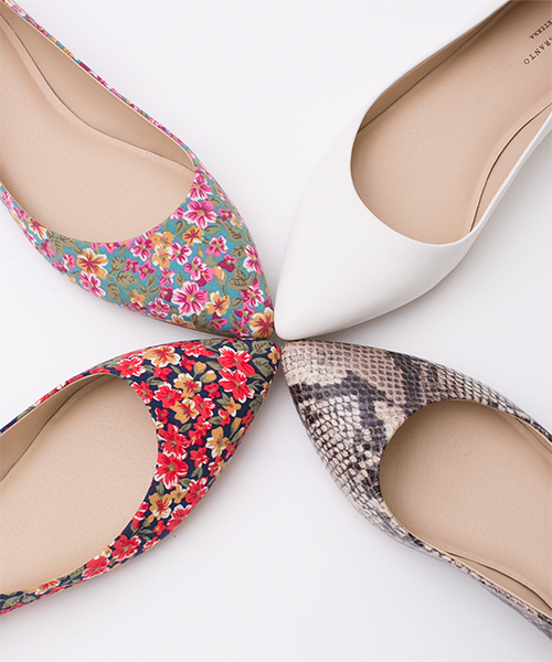 NANO universe（ナノユニバース）の「●ポインテッドバレエ（パンプス・レディース・ホワイト/ネイビー/ライトブルー/その他1・35/38/36/37）」の12枚目の写真