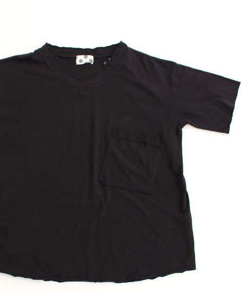 antiqua（アンティカ）の「ポケ付きビッグＴ（Tシャツ/カットソー・レディース・ホワイト/ブラック/ベージュ・FREE）」の4枚目の写真