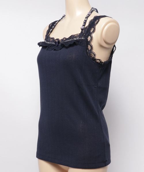 axes femme キャミソール 5点セット まとめ売り 詰め合わせ ② axes femme】ビジューライン キャミソール レース パール 新品