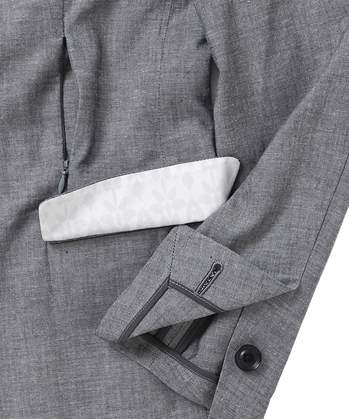 BEAMS LIGHTS Men's（ビームスライツ メンズ）の「○BEAMS LIGHTS with MIC*ITAYA / シャンブレージャケット（テーラードジャケット・メンズ・グレー・LARGE/MEDIUM/SMALL）」の14枚目の写真