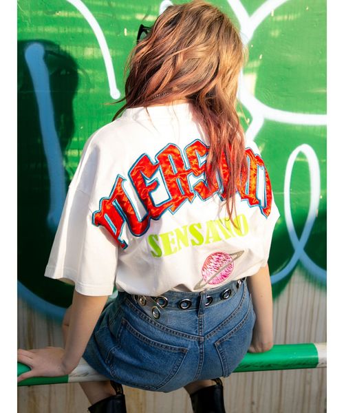 jouetie（ジュエティ）の「SENSATION T（Tシャツ/カットソー・レディース・ブラック/オフホワイト/ピンク/ライトグリーン・MEDIUM）」の14枚目の写真