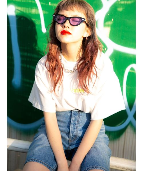 jouetie（ジュエティ）の「SENSATION T（Tシャツ/カットソー・レディース・ブラック/オフホワイト/ピンク/ライトグリーン・MEDIUM）」の16枚目の写真