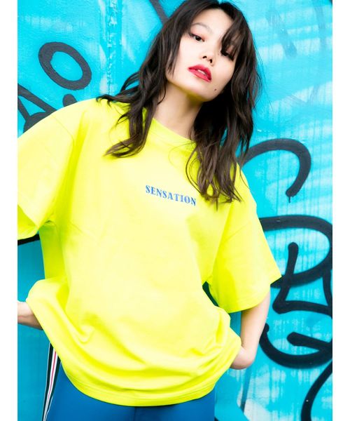 jouetie（ジュエティ）の「SENSATION T（Tシャツ/カットソー・レディース・ブラック/オフホワイト/ピンク/ライトグリーン・MEDIUM）」の3枚目の写真