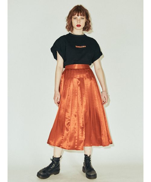 jouetie（ジュエティ）の「SENSATION T（Tシャツ/カットソー・レディース・ブラック/オフホワイト/ピンク/ライトグリーン・MEDIUM）」の6枚目の写真