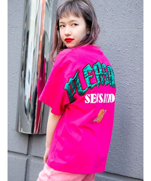jouetie（ジュエティ）の「SENSATION T（Tシャツ/カットソー・レディース・ブラック/オフホワイト/ピンク/ライトグリーン・MEDIUM）」の18枚目の写真