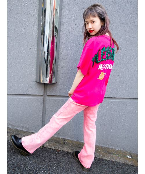 jouetie（ジュエティ）の「SENSATION T（Tシャツ/カットソー・レディース・ブラック/オフホワイト/ピンク/ライトグリーン・MEDIUM）」の20枚目の写真