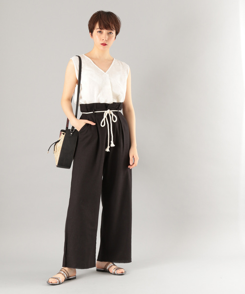 PAGEBOY（ページボーイ）の「アサコンロープベルトパンツ2（その他パンツ・レディース・ブラック/ベージュ/オフホワイト/オレンジ・FREE）」の13枚目の写真