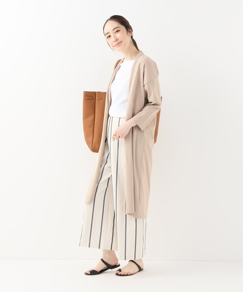 La TOTALITE(ラトータリテ)の「POPロングカーディガン【手洗い可能】◆(カーディガン/ボレロ・レディース・ブラック/ベージュ・FREE)」の13枚目の写真