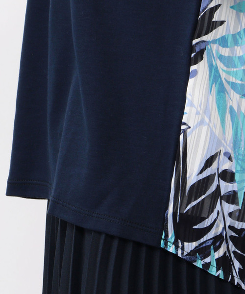 A/C DESIGN BY ALPHA CUBIC(エーシーデザインバイアルファキュービック)の「バックプリントプルオーバー(Tシャツ/カットソー・レディース・グリーン/ブルー・M size/L size)」の7枚目の写真