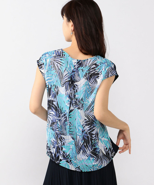 A/C DESIGN BY ALPHA CUBIC(エーシーデザインバイアルファキュービック)の「バックプリントプルオーバー(Tシャツ/カットソー・レディース・グリーン/ブルー・M size/L size)」の10枚目の写真