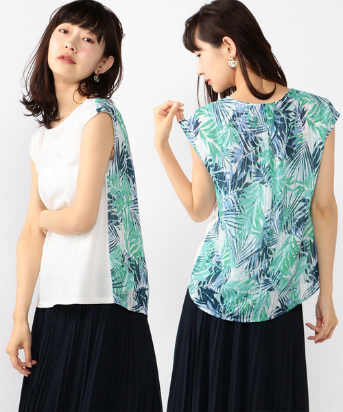 A/C DESIGN BY ALPHA CUBIC(エーシーデザインバイアルファキュービック)の「バックプリントプルオーバー(Tシャツ/カットソー・レディース・グリーン/ブルー・M size/L size)」の11枚目の写真