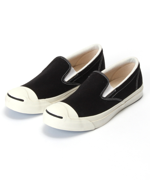 BEAMS（ビームス）の「○CONVERSE×BEAMS / 別注 スリッポン 14SS（スニーカー・メンズ・ブラック/レッド・9.5/6.5/10.5/7/6/9/7.5/8.5/8）」の2枚目の写真