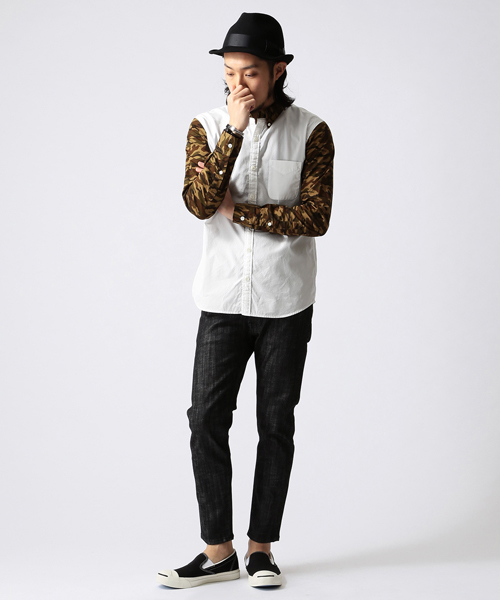 BEAMS（ビームス）の「○CONVERSE×BEAMS / 別注 スリッポン 14SS（スニーカー・メンズ・ブラック/レッド・9.5/6.5/10.5/7/6/9/7.5/8.5/8）」の12枚目の写真