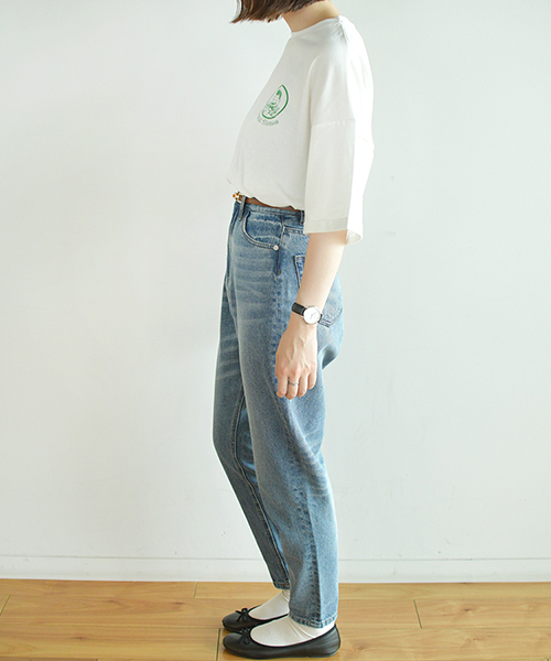 PairPair（ペアペア）の「もぐもぐ！ブレッドくんバックプリントTシャツ（Tシャツ/カットソー・レディース・グリーン/ボルドー/モカ・FREE）」の12枚目の写真