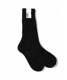 decka Quality socks（デカクオリティソックス）の「decka quality socks Cased heavy weight plain socks デカ クォリティソックス リブソックス 靴下 メンズ 25～28cm（ソックス/靴下）」