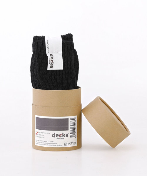 HIGHTIDE(ハイタイド)の「decka quality socks Cased heavy weight plain socks デカ クォリティソックス リブソックス 靴下 メンズ 25~28cm(ソックス/靴下・メンズ・ホワイト/ブラック/レッド/パープル/イエロー/ヘザーグレー/オリーブ・FREE)」の15枚目の写真