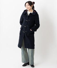 未使用✨ポンポネットジュニア　165 ダッフルコート　ネイビー　お受験　LL ロング丈ダッフルコート（ダウンジャケット/コート） | pom