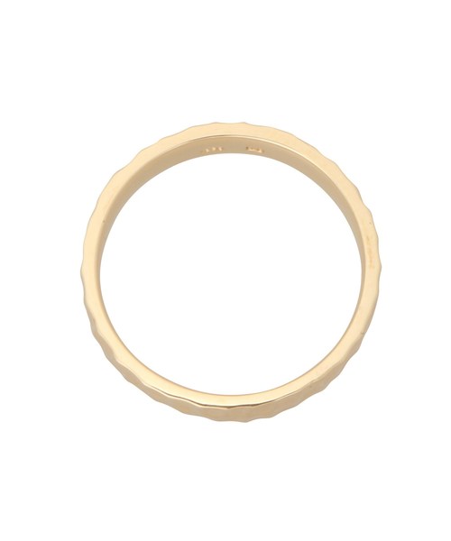 COCOSHNIK(ココシュニック)の「K10打ち目 リング(リング・レディース・ホワイト系その他7・12号/10号/14号)」の5枚目の写真