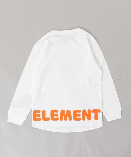 ELEMENT（エレメント）の「ELEMENT キッズ SERVED FRESH LS BOY ロンＴ/エレメント 長袖 バックプリント（Tシャツ/カットソー・キッズ・ホワイト/ブラック・130/140/150/160）」の3枚目の写真
