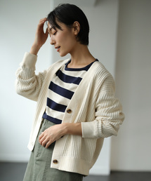 AMERICAN HOLIC | BIGワッフルVネックカーディガン(カーディガン/ボレロ)