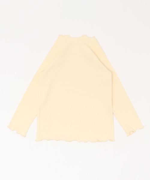 D.fesense（ディーフェセンス）の「【D.fesense /ディーフェセンス】ストレッチリブトップス（Tシャツ/カットソー・キッズ・グレー/アイボリー/ボルドー・80ｃｍ/90cm/110cm/100cm）」の4枚目の写真