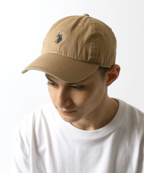 U.S. POLO ASSN.(ユーエスポロアッスン)の「U.S. POLO ASSN./ユーエスポロアッスン ダブルホースマン刺繍 ローキャップ(キャップ・メンズ・ブラック/ベージュ/ネイビー・FREE)」の8枚目の写真