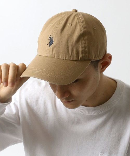 U.S. POLO ASSN.(ユーエスポロアッスン)の「U.S. POLO ASSN./ユーエスポロアッスン ダブルホースマン刺繍 ローキャップ(キャップ・メンズ・ブラック/ベージュ/ネイビー・FREE)」の7枚目の写真