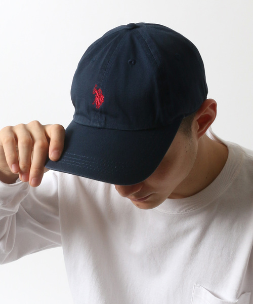 U.S. POLO ASSN.(ユーエスポロアッスン)の「U.S. POLO ASSN./ユーエスポロアッスン ダブルホースマン刺繍 ローキャップ(キャップ・メンズ・ブラック/ベージュ/ネイビー・FREE)」の9枚目の写真