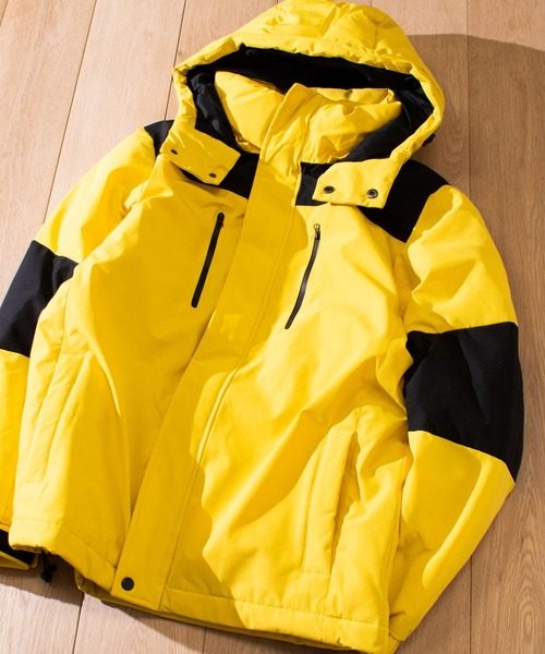 JOHN'S CLOSET（ジョンズクローゼット）の「【40I】エコダウン フーデットジャケット（ダウンジャケット/コート・メンズ・レッド/カーキ/イエロー/ブラック/ベージュ/ネイビー/チャコールグレー・LARGE/MEDIUM/X-LARGE）」の6枚目の写真