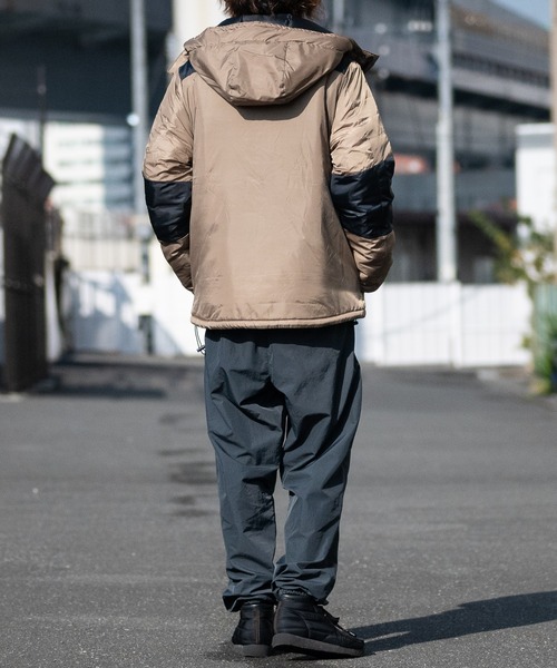 JOHN'S CLOSET（ジョンズクローゼット）の「【40I】エコダウン フーデットジャケット（ダウンジャケット/コート・メンズ・レッド/カーキ/イエロー/ブラック/ベージュ/ネイビー/チャコールグレー・LARGE/MEDIUM/X-LARGE）」の17枚目の写真