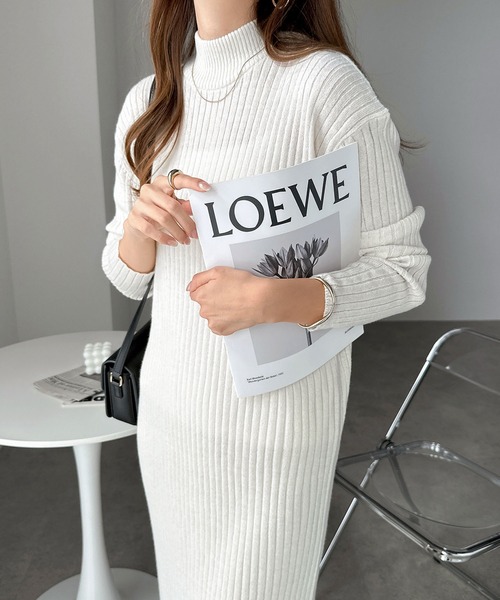 【Rene36】べ－ジュ×白　フ－ディニットコート˳✧ワンピ Rene36】べ－ジュ×白 フ－ディニットコート˳✧ワンピ René