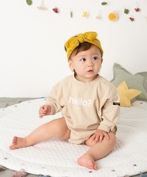 MAKE YOUR DAY | 【リンクコーデ】ドロップショルダーロゴロンパース(ロンパース)