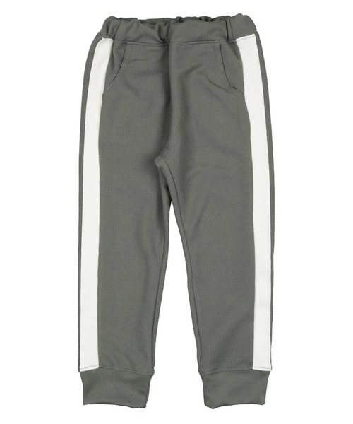 LB CLUB（エルビークラブ）の「裾リブ　ラインパンツ（その他パンツ・キッズ・ブラック/ネイビー/グレー・90/100/110/120/80/130/140）」の2枚目の写真