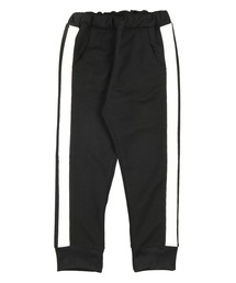 裾リブ　ラインパンツ