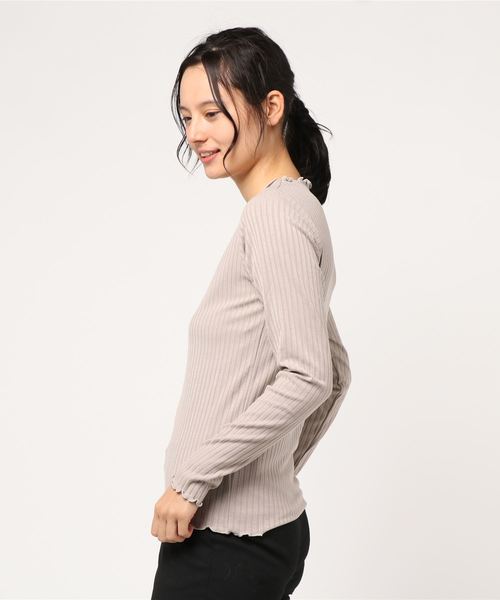 sakishimatokyo（サキシマトーキョー）の「sakishima tokyo カットソー（Tシャツ/カットソー・レディース・グレー/アイボリー/グレイッシュベージュ・FREE）」の11枚目の写真