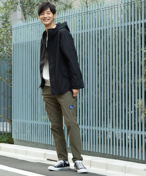 coen（コーエン）の「ボリュームネックショートモッズブルゾン(ネイビー⇒WEB限定カラー)#（モッズコート・メンズ・オリーブ/ブラック/ネイビー・SMALL/LARGE/X-LARGE/MEDIUM）」の9枚目の写真