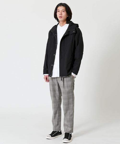 coen（コーエン）の「ボリュームネックショートモッズブルゾン(ネイビー⇒WEB限定カラー)#（モッズコート・メンズ・オリーブ/ブラック/ネイビー・SMALL/LARGE/X-LARGE/MEDIUM）」の7枚目の写真