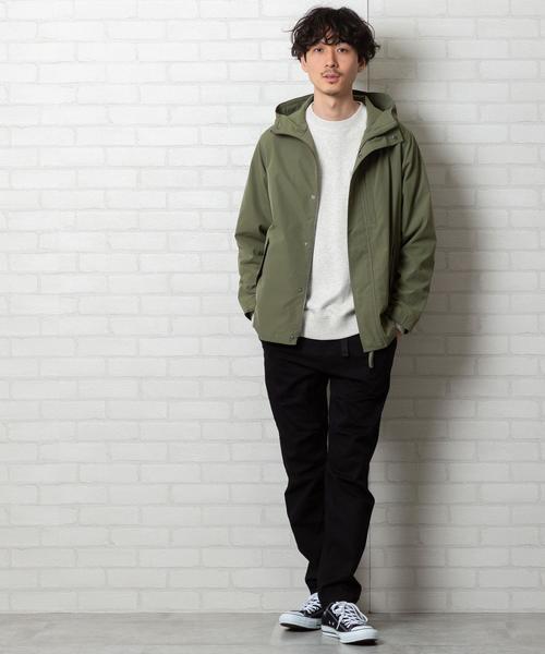 coen（コーエン）の「ボリュームネックショートモッズブルゾン(ネイビー⇒WEB限定カラー)#（モッズコート・メンズ・オリーブ/ブラック/ネイビー・SMALL/LARGE/X-LARGE/MEDIUM）」の15枚目の写真