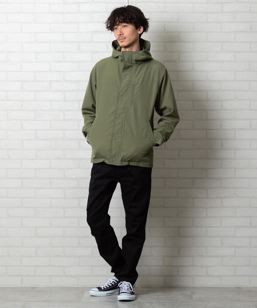 coen（コーエン）の「ボリュームネックショートモッズブルゾン(ネイビー⇒WEB限定カラー)#（モッズコート・メンズ・オリーブ/ブラック/ネイビー・SMALL/LARGE/X-LARGE/MEDIUM）」の14枚目の写真