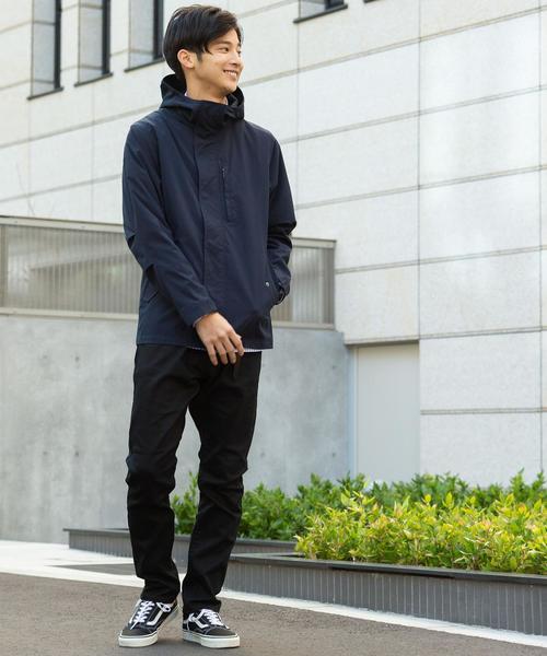 coen（コーエン）の「ボリュームネックショートモッズブルゾン(ネイビー⇒WEB限定カラー)#（モッズコート・メンズ・オリーブ/ブラック/ネイビー・SMALL/LARGE/X-LARGE/MEDIUM）」の19枚目の写真