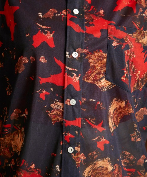 TOGA PULLA トーガプルラ Print shirt プリントシャツ 総柄 TOGA PULLA（トーガ プルラ）の「【TOGA PULLA(トーガプルラ