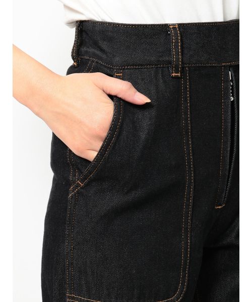 jouetie（ジュエティ）の「ヘムボタンカラーステッチパンツ（デニムパンツ・レディース・ブラック/アイボリー/その他1・SMALL/MEDIUM）」の17枚目の写真